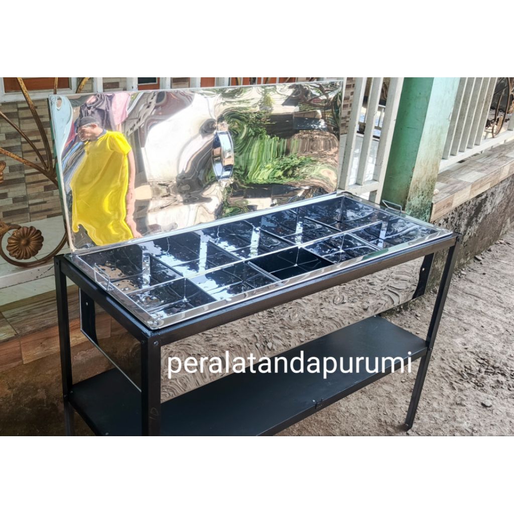 Dandang Bakso Prasmanan 100cm | Panci Bakso Jumbo | Tong Bakso prasmanan sekat 9