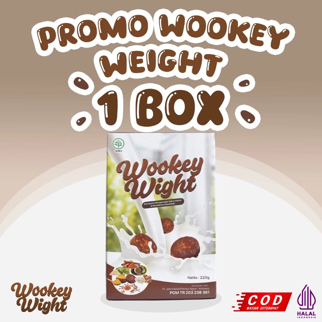

Wookey Weight Coklat Susu Penambah Berat Badan 220gr