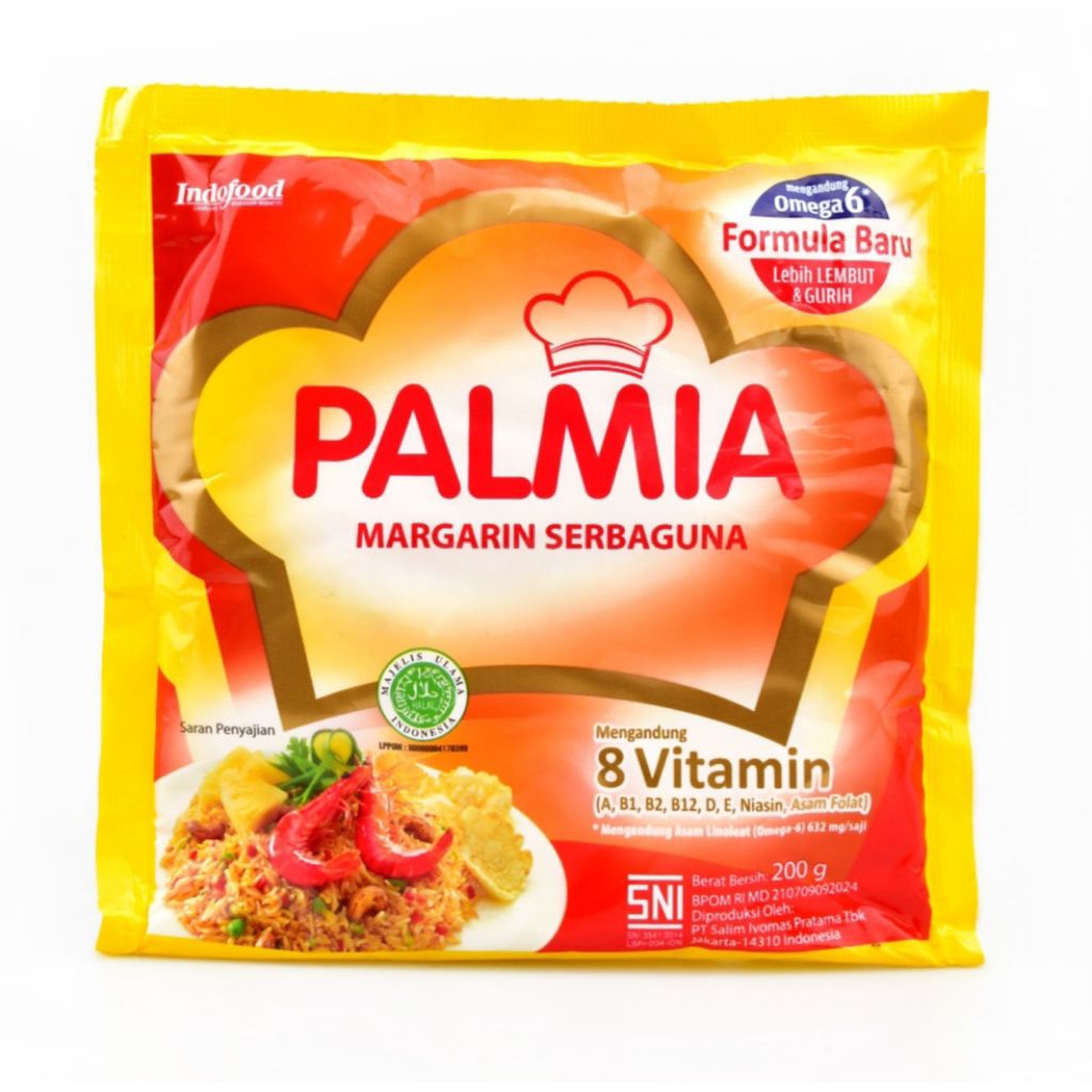 

Palmia Margarine Sachet 200 Gr