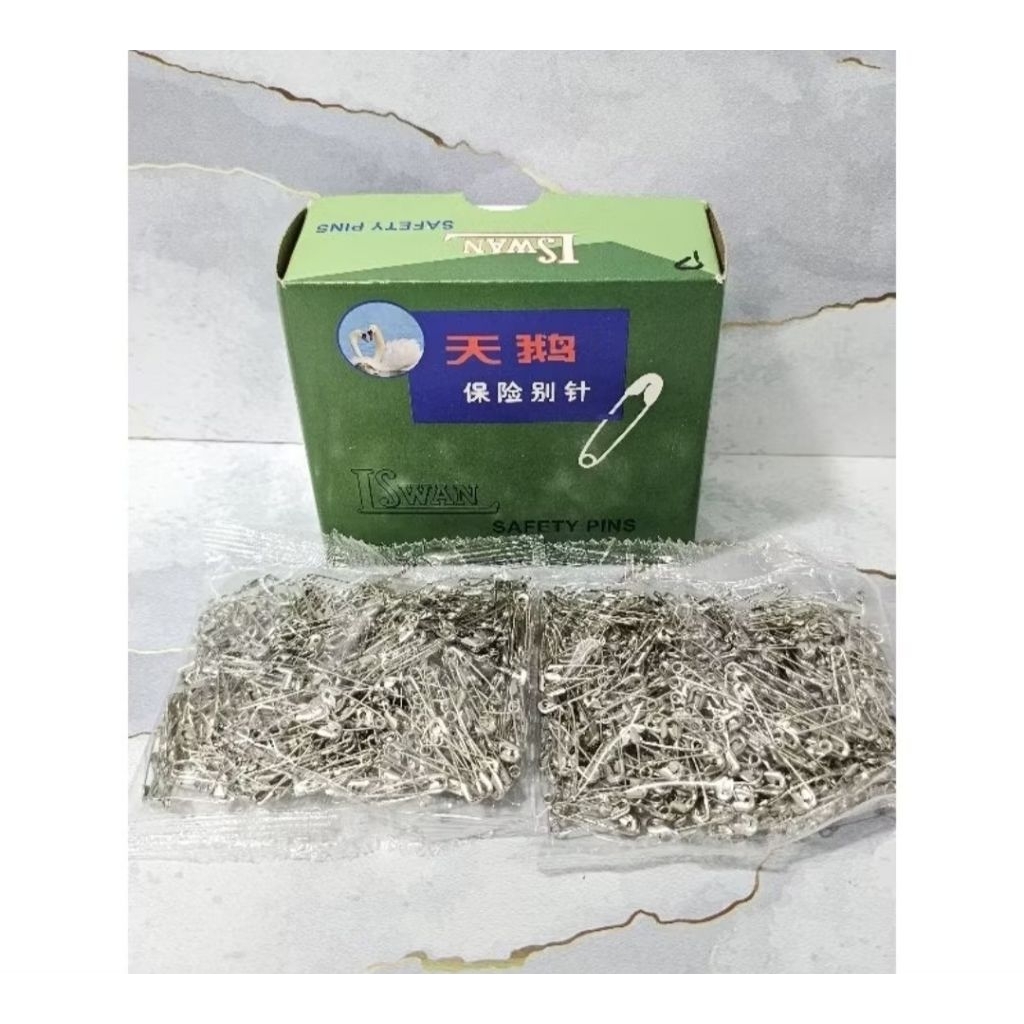 1Box Peniti Lswan Kecil Emas Silver Putih Peniti Silver Peniti Emas Peniti Gold Peniti Putih Peniti 