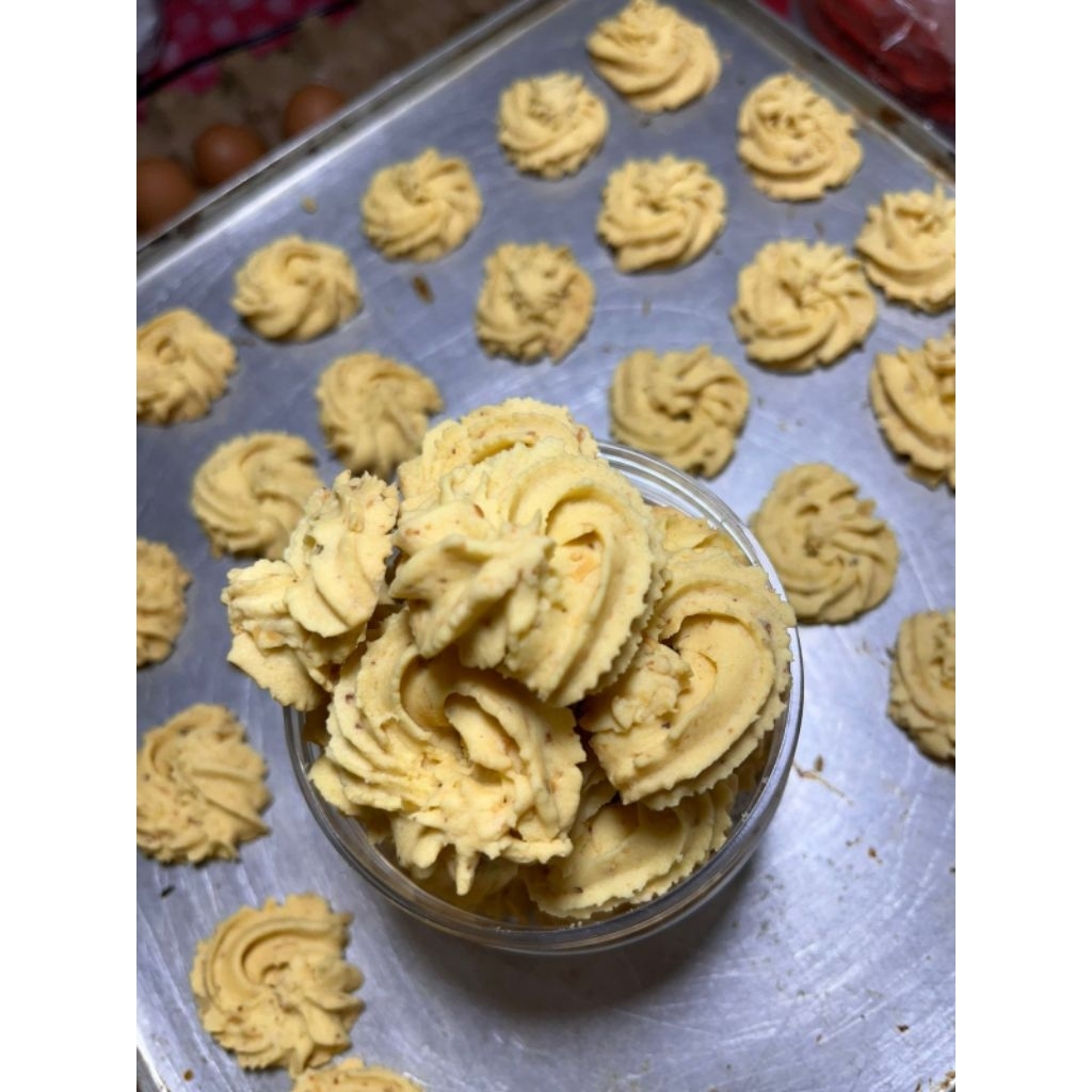 

Kue Kering Sagu Keju Butter Super Renyah Wangi Toples 400ml