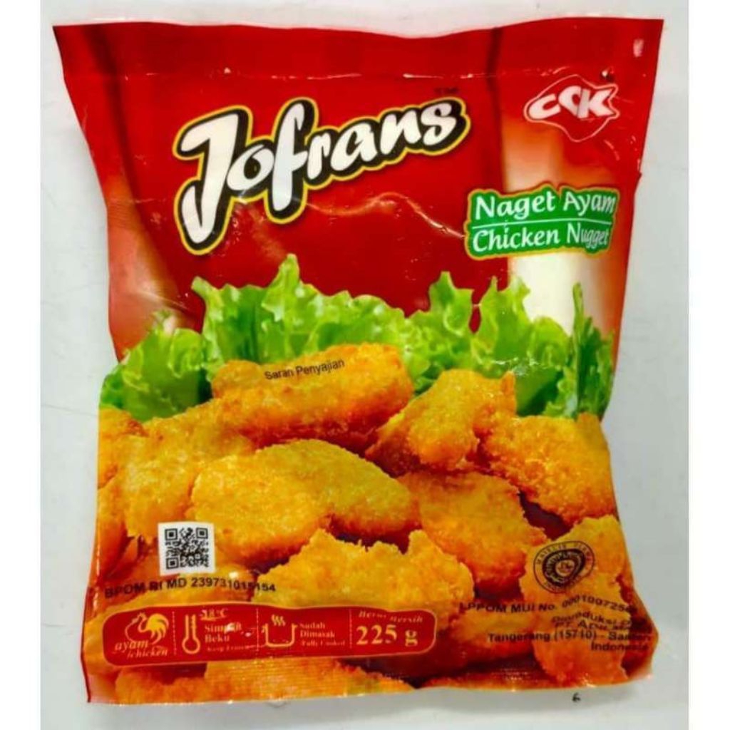 

jofrans nugget ayam 500 gr