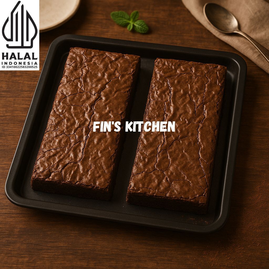 

BROWNIES FUDGY PANGGANG ORI Size 20x10 cm