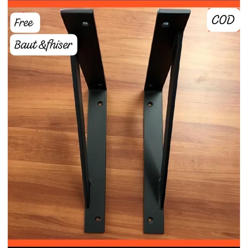 Braket Rak Dinding/Braket  Besi Siku