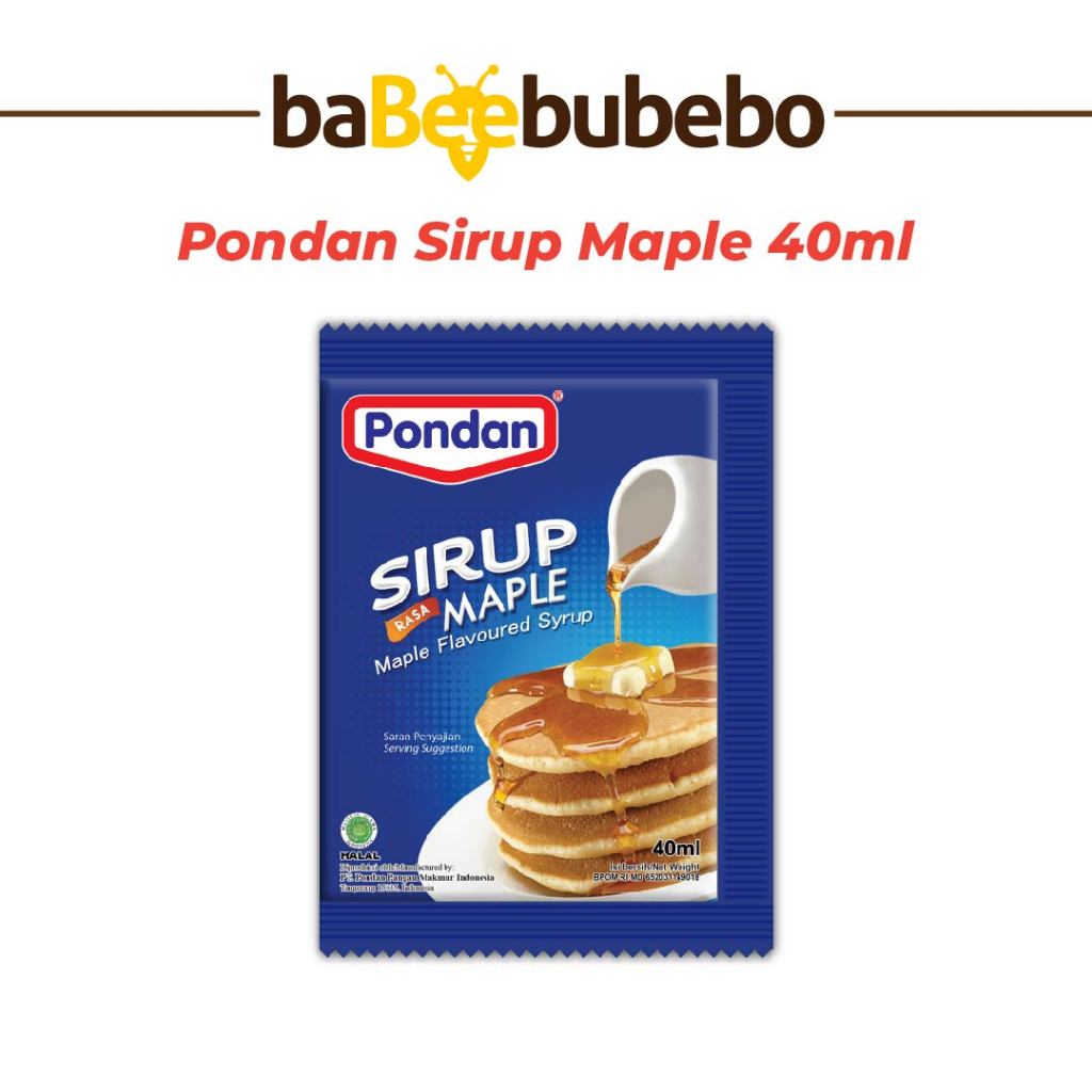

Pondan Sirup Maple / Maple Syrup Sachet 40ml