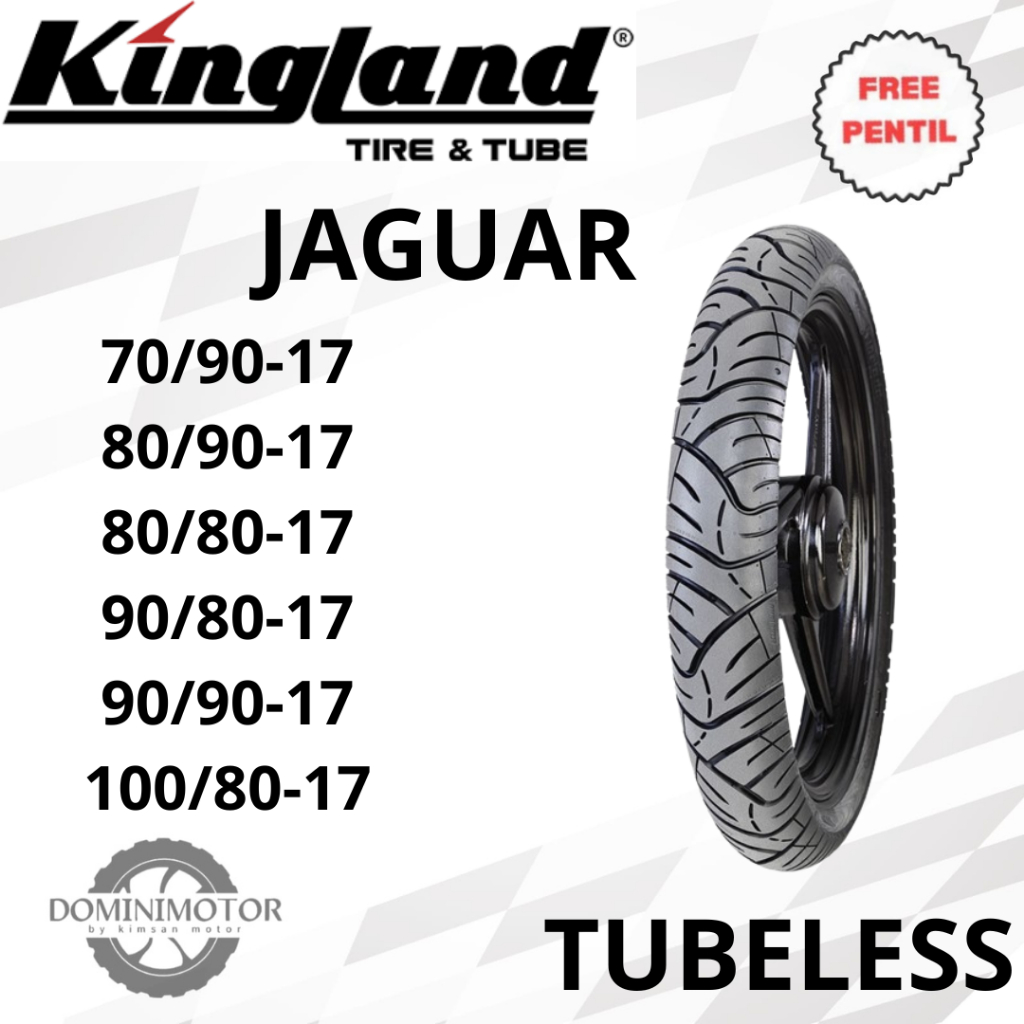 Ban Ring 17 Ban KINGLAND JAGUAR 70/90-17 80/90-17 80/80-17 90/80-17 90/90-17 100/80-17 Tubeless Ring