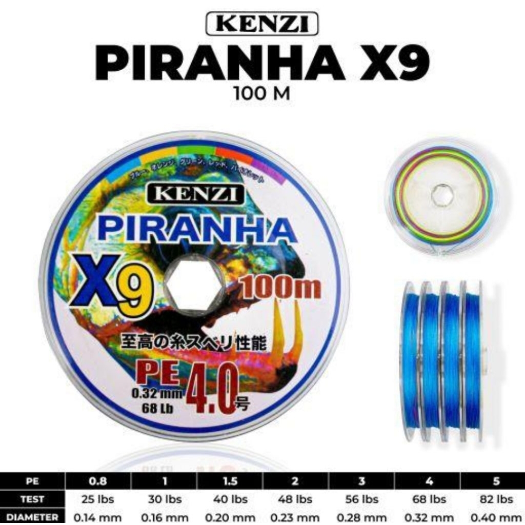 PE 4 Kenzi Piranha X9 68lb
