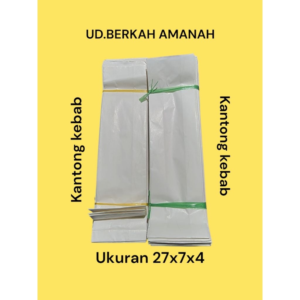 

100 pcs kantong kebab/bungkus kebab/wadah kebab