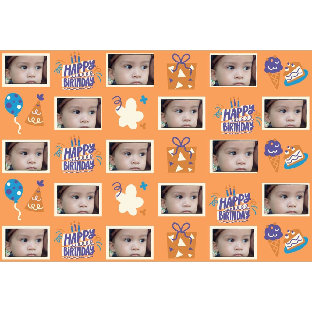 

Kertas kado Costum dan wrapping nama bentuk kotak