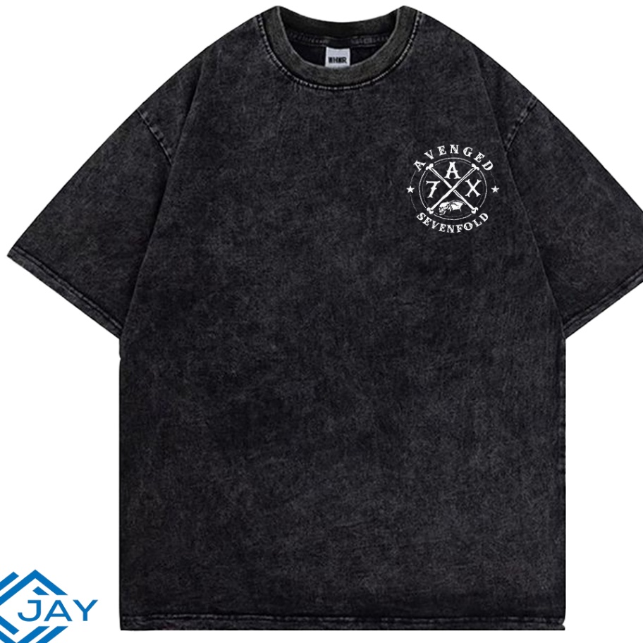 KAOS WASHED DISTRO OVERSIZE  A7X   KAOS STONE WASHED  KAOS WASHED PRIA  KAOS WASHED WANITA