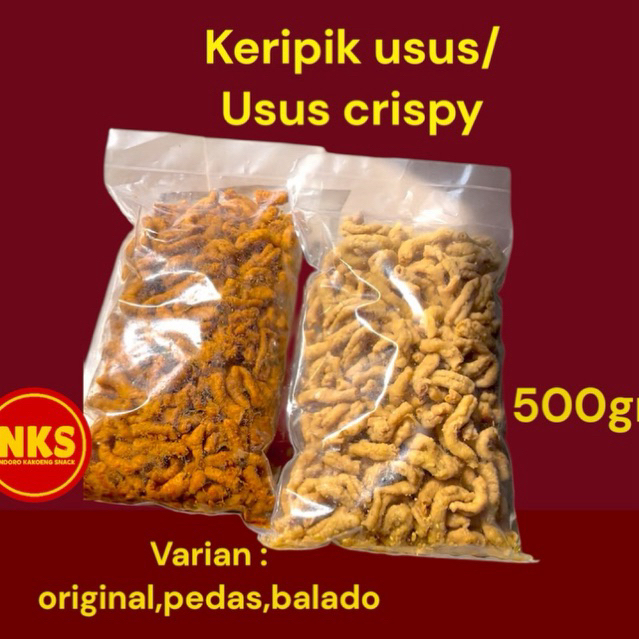 

Keripik Usus 500gr Rempah Gurih Enak -NKS