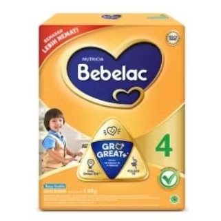 

BEBELAC 4+ GroGreat Susu Bubuk Pertumbuhan Anak Vanila 1.8 Kg