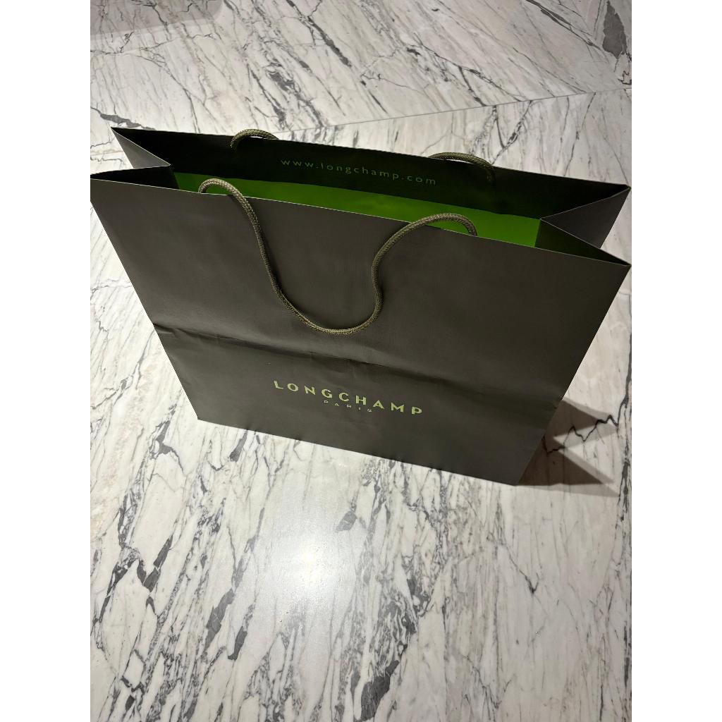 

LC Long Champ PAPERBAG FULL GREEN SIZE EXTRA LARGE ORIGINAL BRANDED long champ