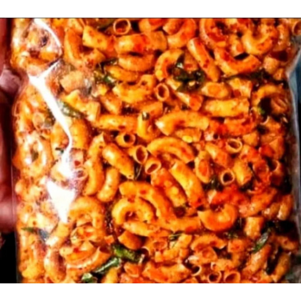 

Makroni kriuk/ makroni cikruh pedas daun jeruk