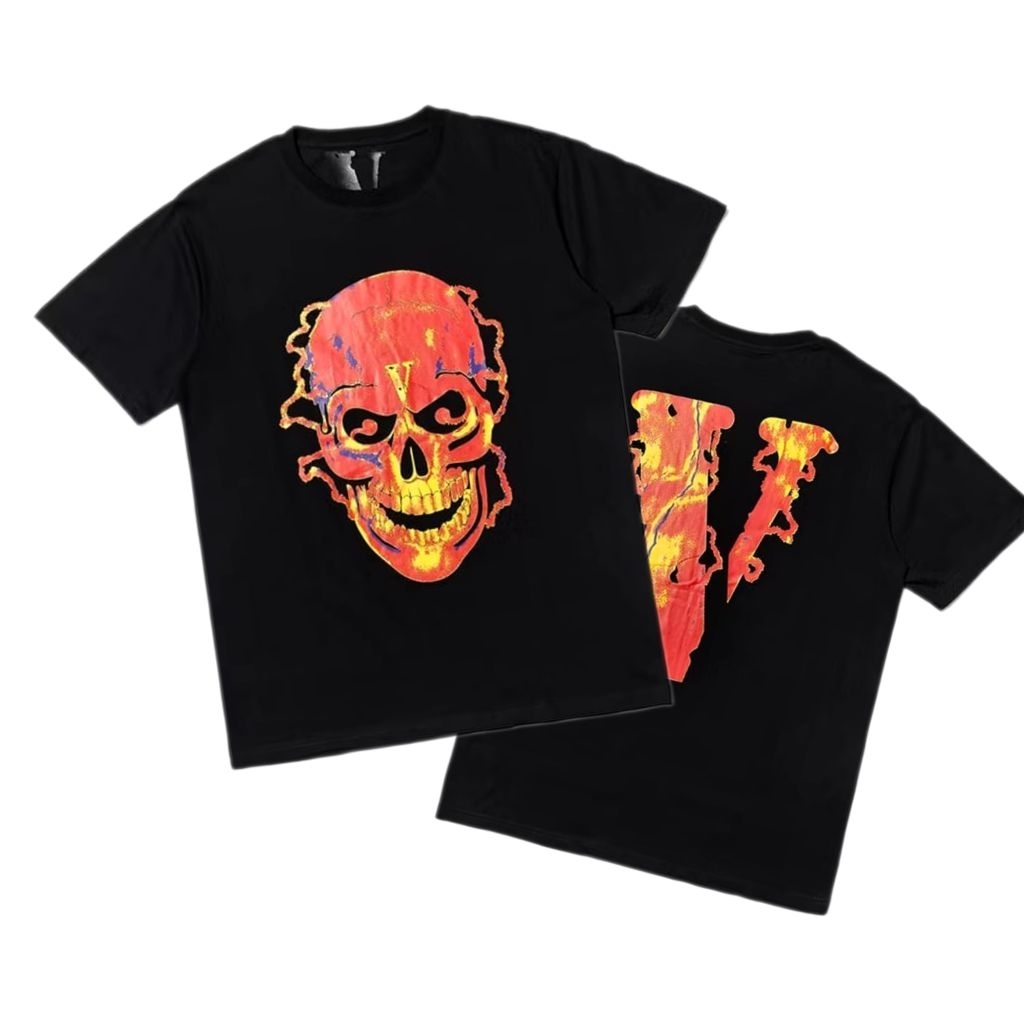 Kaos Vlone Sockeer Skull Mirror Premium 1:1 Unisex