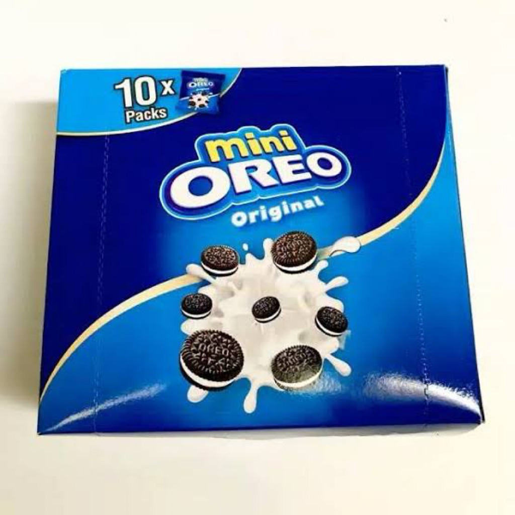 

Mini Oreo Original Kemasan 1 Box Isi 10 Packs X 20,4 Gram