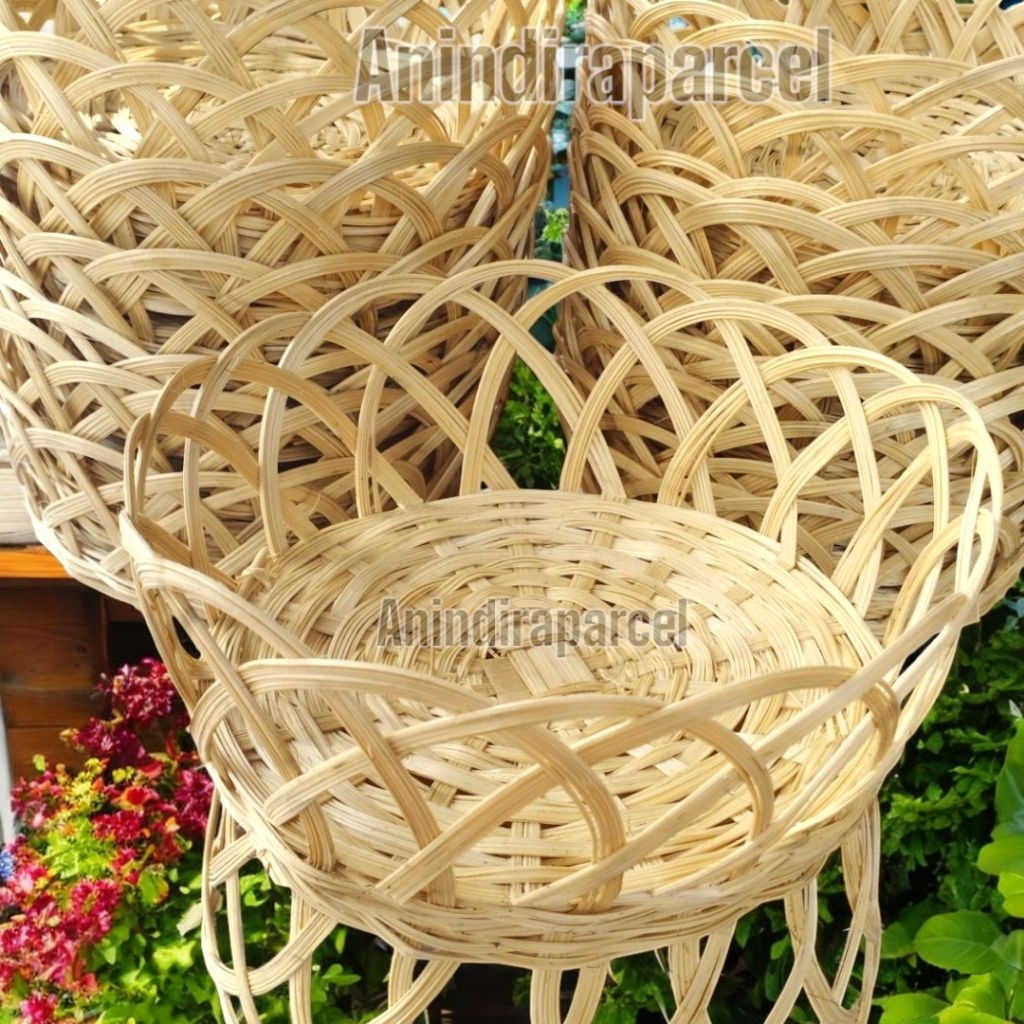 Wadah Buah Anyaman untuk Parcel Buah Makanan Minuman Kue Souvernir Seserahan Dll Hantaran