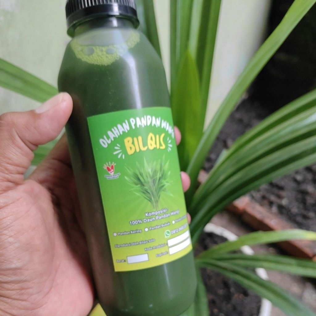 

air sari pandan wangi asli | air perasan pandan wangi 500mili