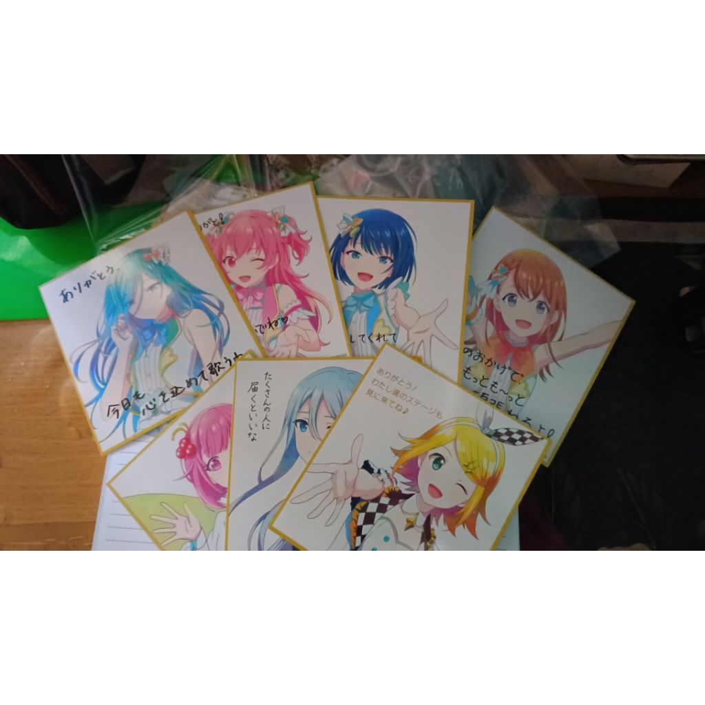 Re Stock Shikishi Project Sekai Colorful Stage Movie