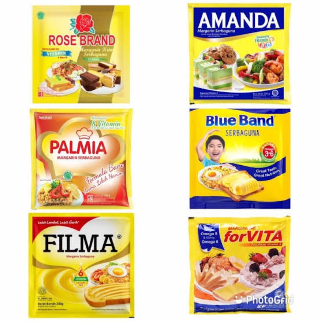 

MARGARIN MENTEGA 200 GRAM ROSEBRAND AMANDA FILMA PALMIA FORVITA CROMA