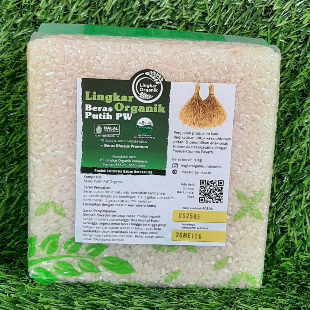 

Beras Pandan Wangi 1kg Lingkar Organik