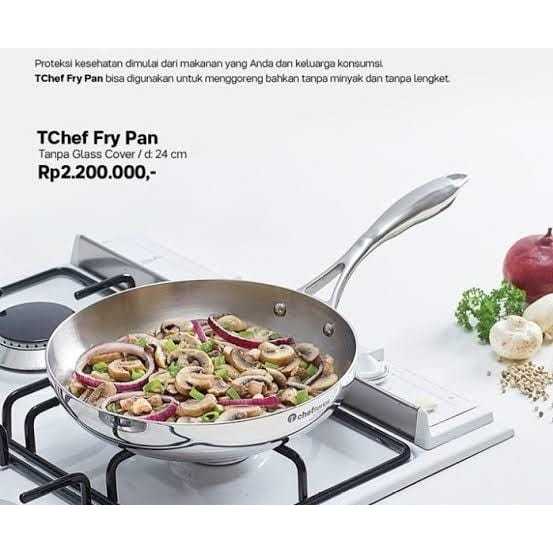 TUPPERWARE OBRAL..SALE, SALE, SALE  TChef Fry Pan - ANTI Lengket (Tanpa Glass Cover) d: 24 cm (1 pc)