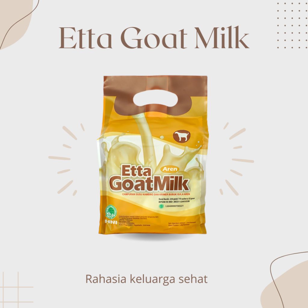 

Susu Kambing Aren Etta Goat Milk Aren HNI Original
