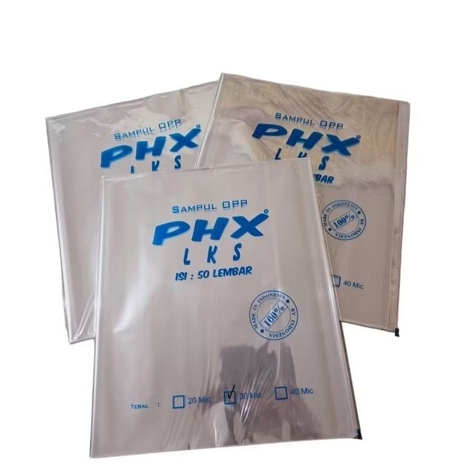 

sampul buku plastik opp isi 50 lembar