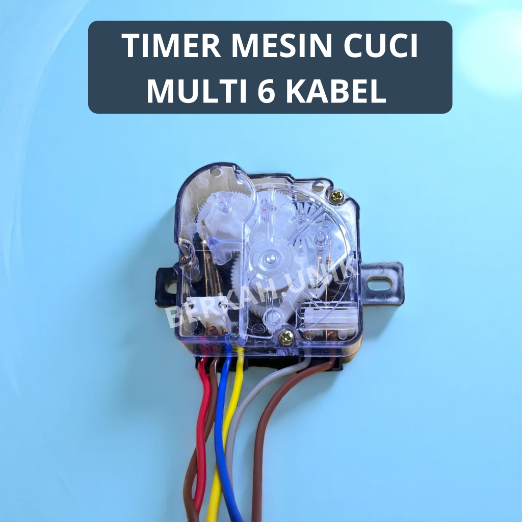 [Berkah.unik] Timer Mesin Cuci Multi 6 kabel - Timer mesin cuci 6 kabel - Timer Wash pencuci kotak k