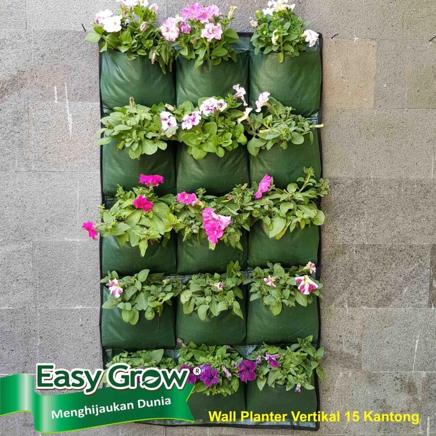 Wall Flanter 15 Bag / Vertical Garden / Vertical Planter Easy Grow