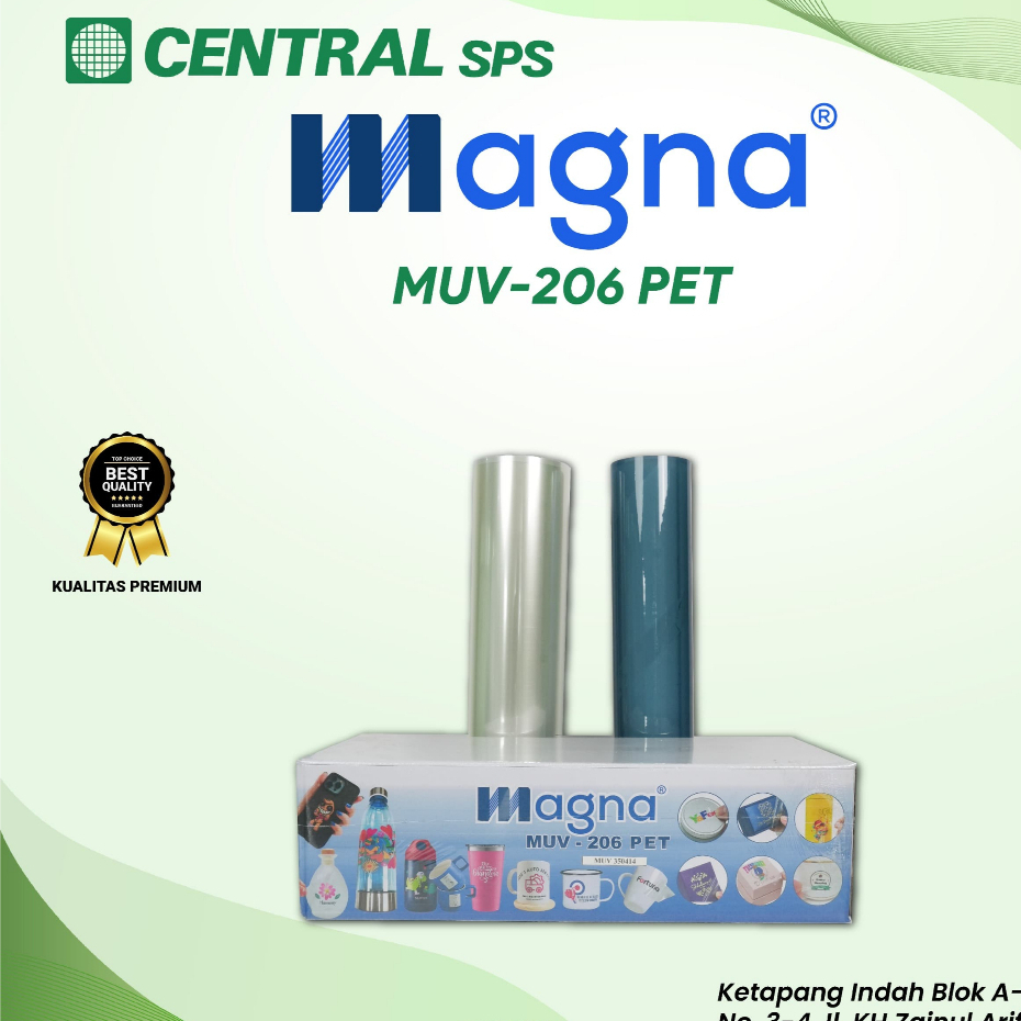 Pet Film UV DTF Magna MUV Panjang 100 mtr
