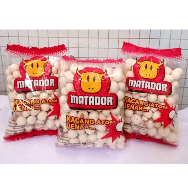 

Matador Kacang Atom / Tepung 138gram 100%
