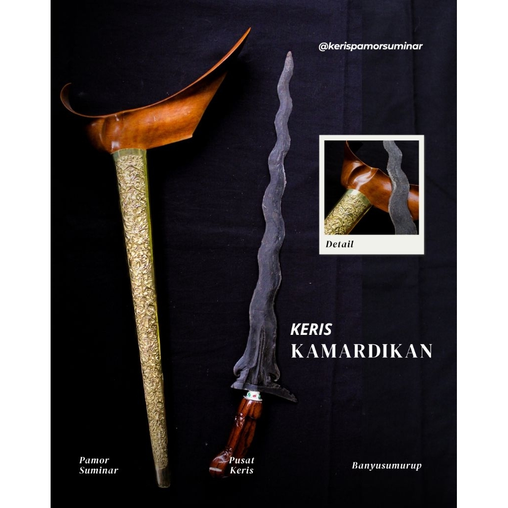 Keris Kamardikan – Keris Luk 7 Asli Buatan Banyusumurup | Koleksi Budaya & Spiritualitas