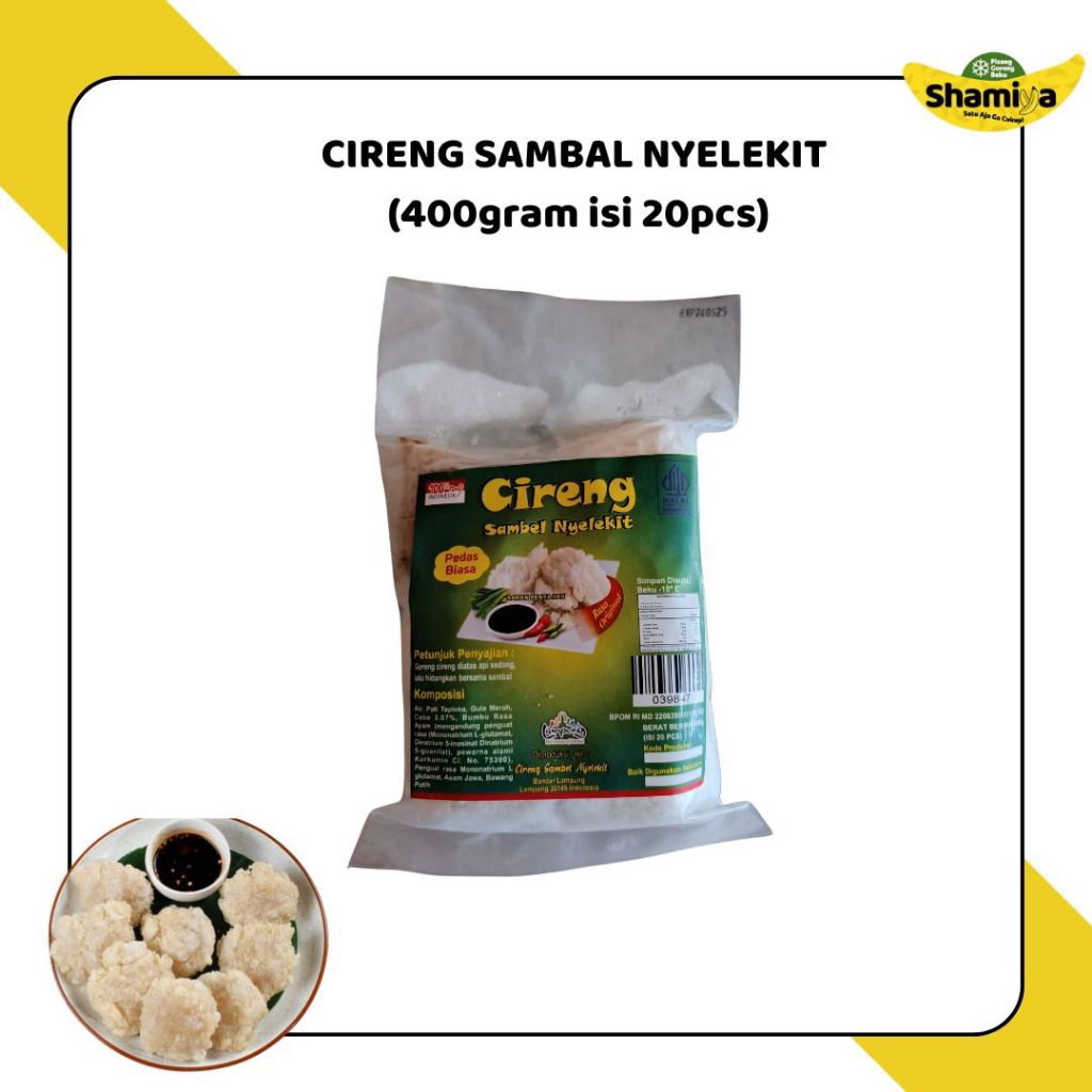 

Cireng sambal nyelekit pedas biasa-OFFICIAL SHAMIYA