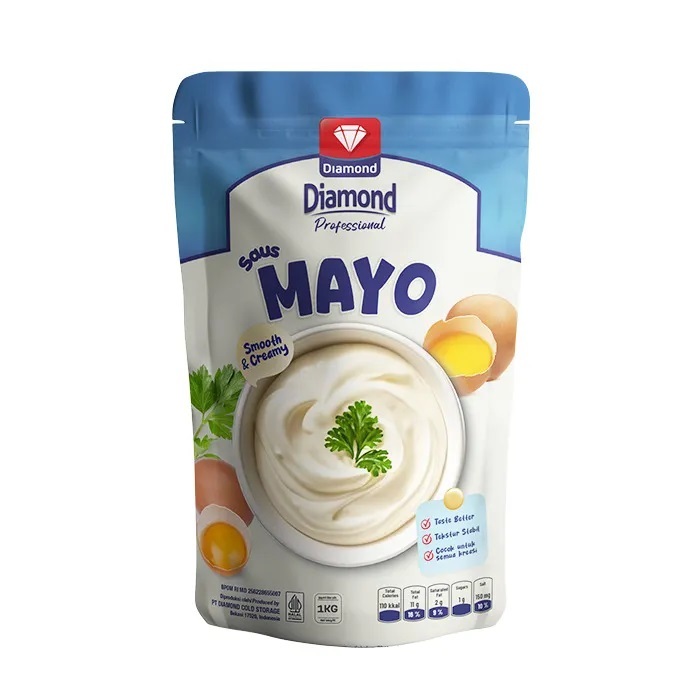 

Diamond Saus Mayo 1 Kg – Mayonnaise 1Kg