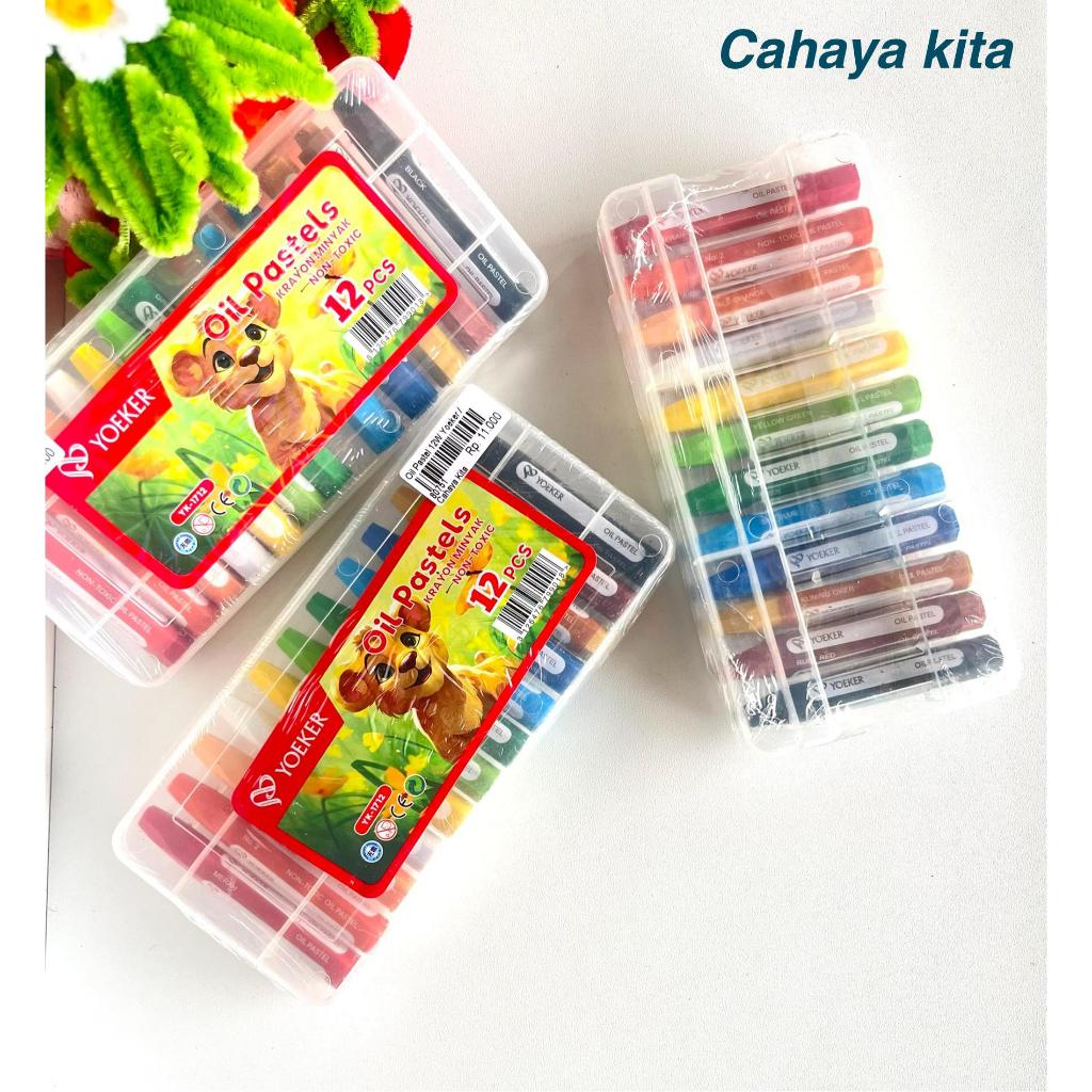 

CRAYON / KRAYON / OIL PASTELS / 12 WARNA OIL PASTEL / CRAYON 12 WARNA / CRAYON YOEKER