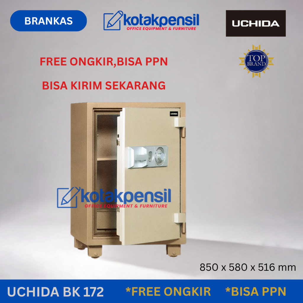 Brankas Uchida BK 172 | Brankas Dokumen & Uang Tahan Api | Brangkas Berangkas | Brankas Dokumen