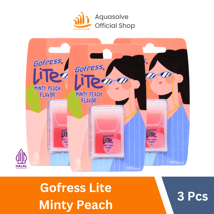 

[BUNDLE] Gofress Lite Minty Peach (3 Pcs)
