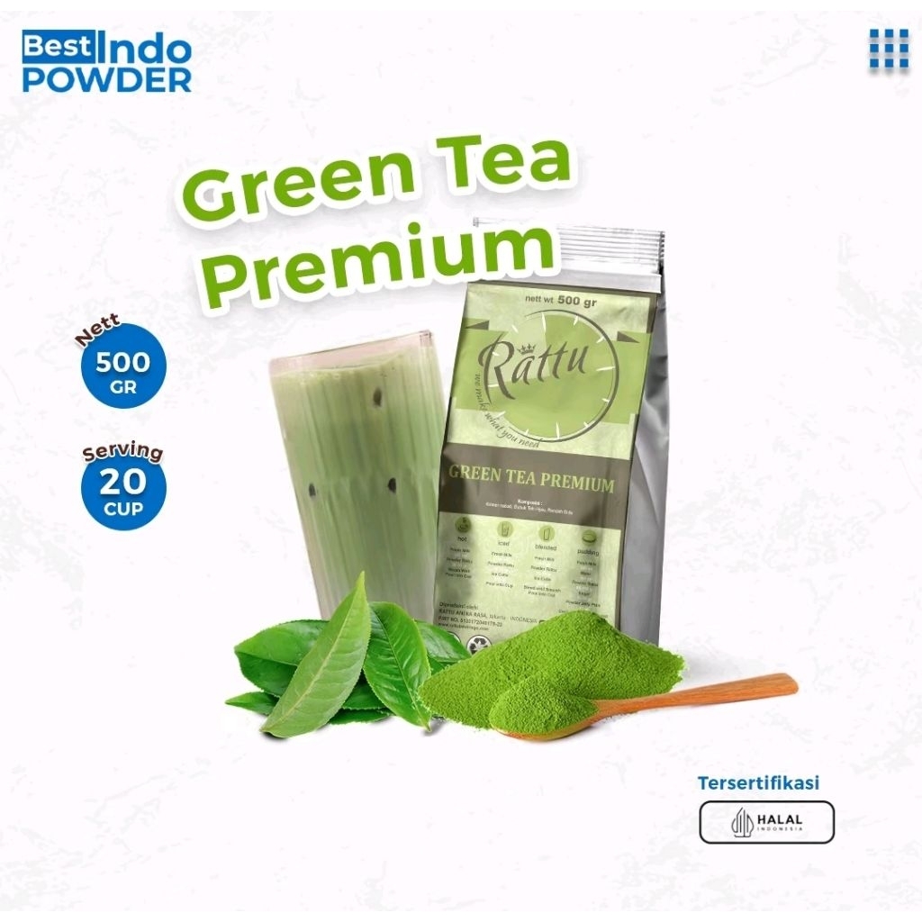 

Greentea Premium Rattubeverage 500grm Best Seller