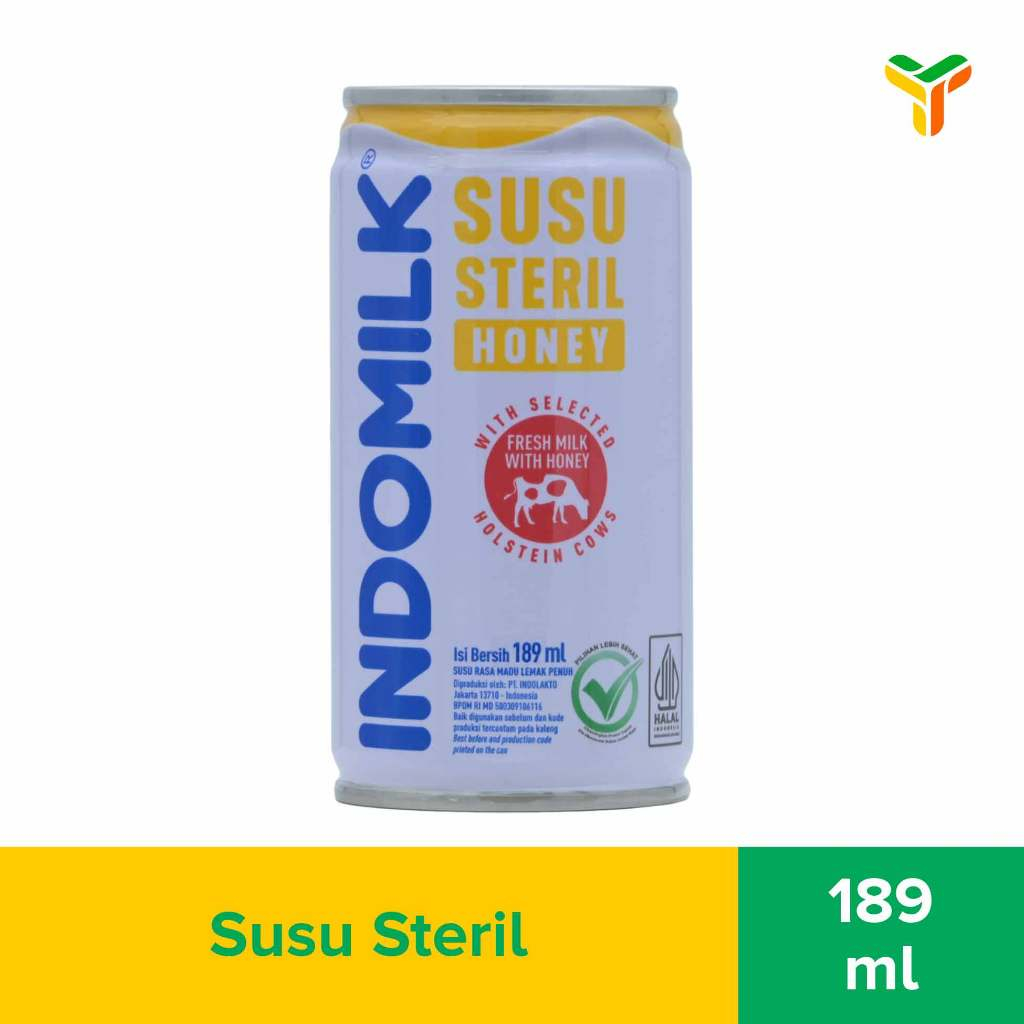 

Indomilk Susu Steril Honey 189 Ml