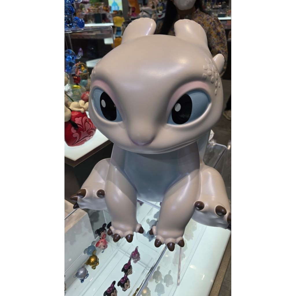 Light Fury Dragon / Light Fury Original / Light Fury Vinly Piggy Bank / Piggy Bank Light Fury White 