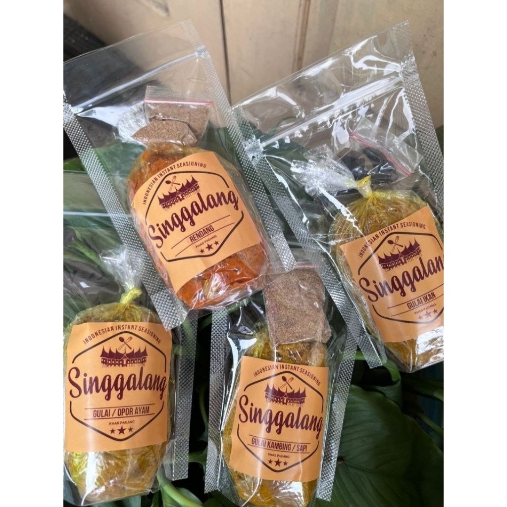 

Bumbu instan Homemade Ala Padang "Singgalang