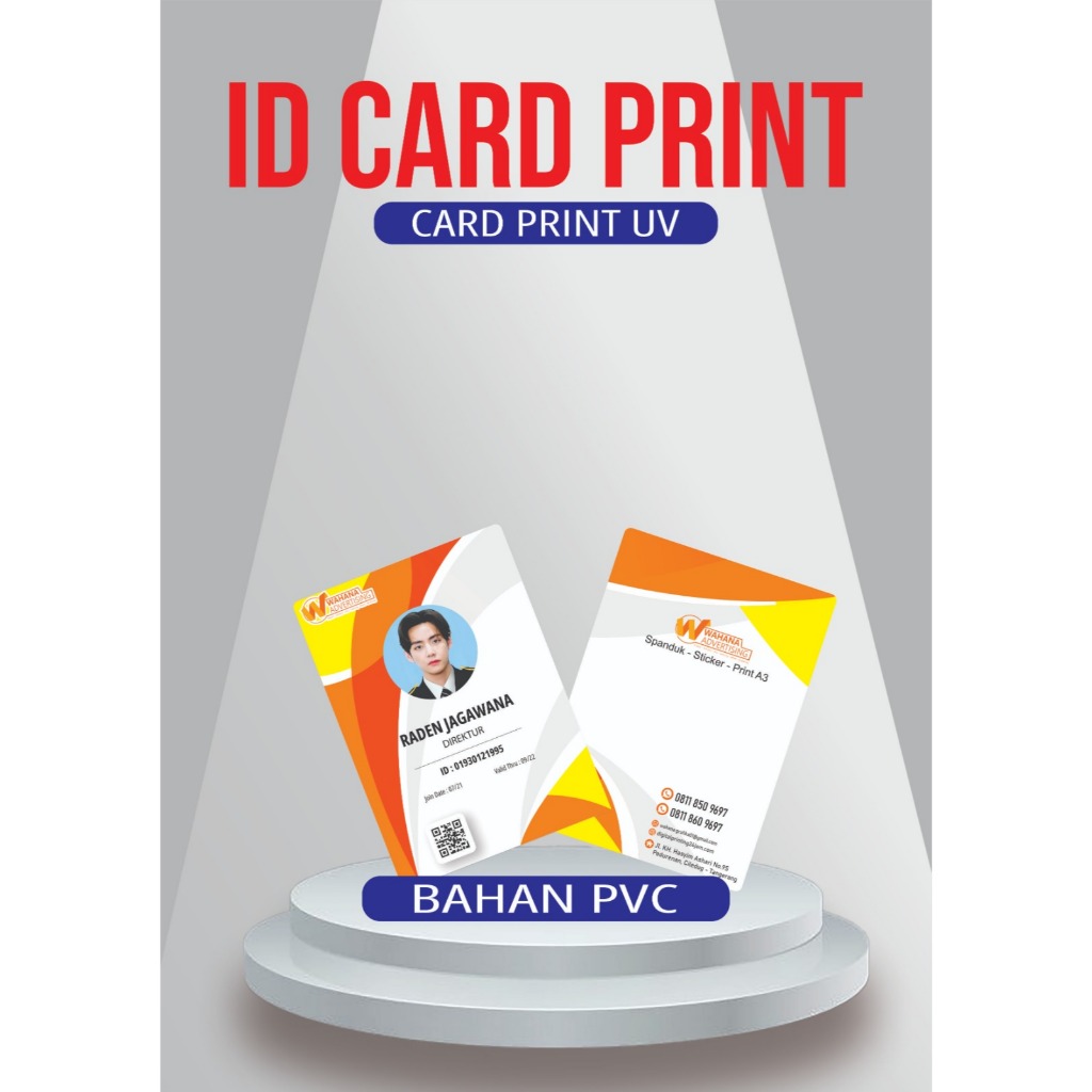 

CETAK PRINT ID CARD / KARTU VISITOR / MEMBER CARD / KARTU PEGAWAI / KARTU PELAJAR CUSTOM FULL COLOR