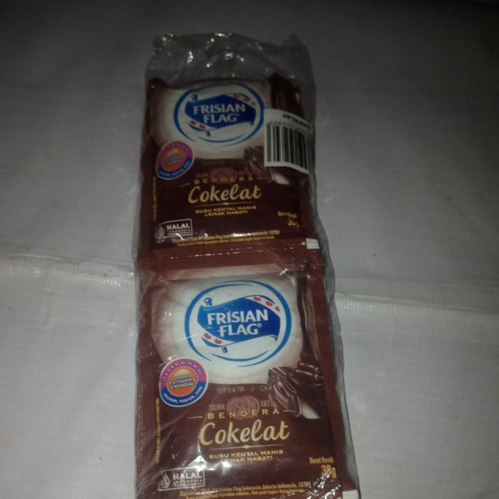 

Frisian Flag Kental Manis Renteng Rasa Coklat 38gr Isi 6 Sachet