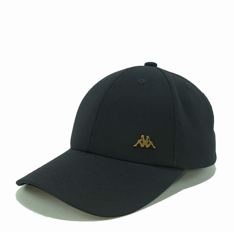 Topi Kappa Logo Pin - Hitam