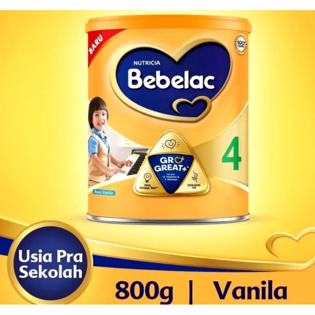 

TERMURAH SALE 2 KALENG BEBELAC 4 VANILLA 800GR ( HARGA 2 KALENG)