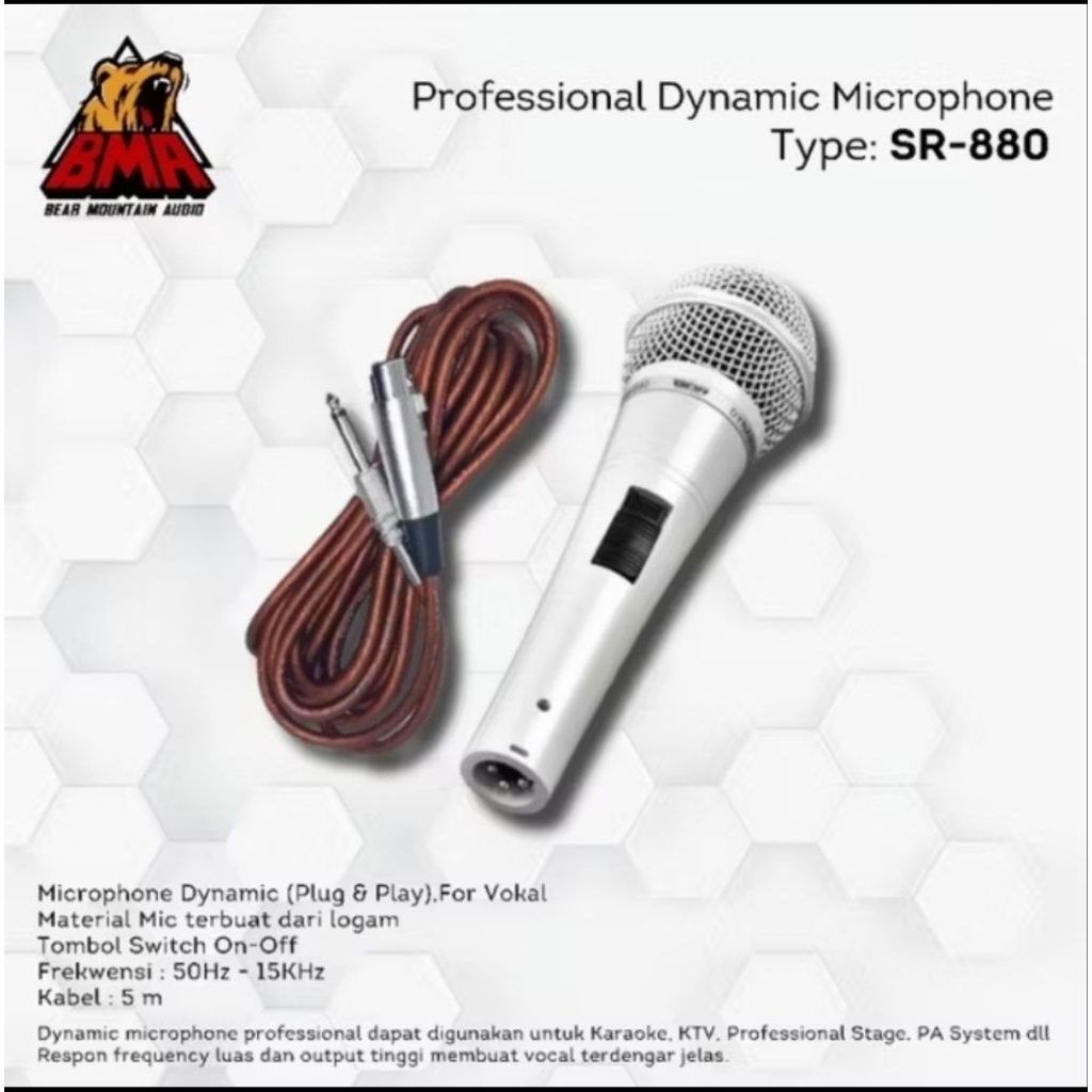 MIC SR 880 BMA / MIC BMA ORIGINAL / MIC VOKAL