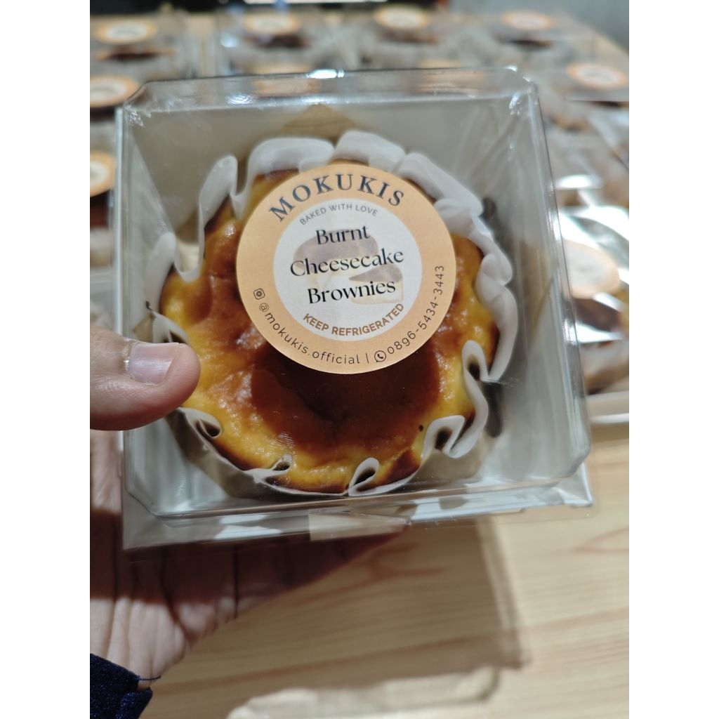

(Instan/Sameday) Burnt Cheesecake Brownies