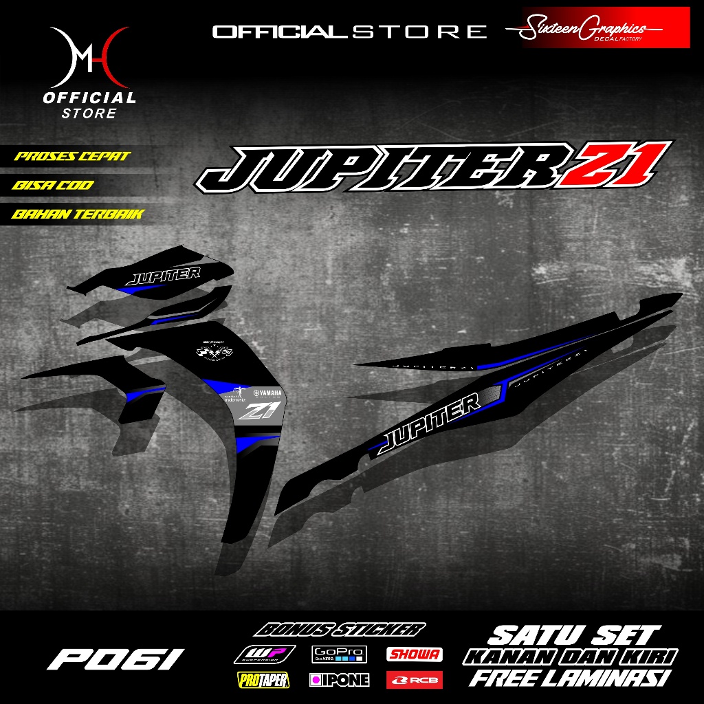 STIKER STRIPING MOTOR YAMAHA JUPITER Z1 LIST VARIASI KEREN