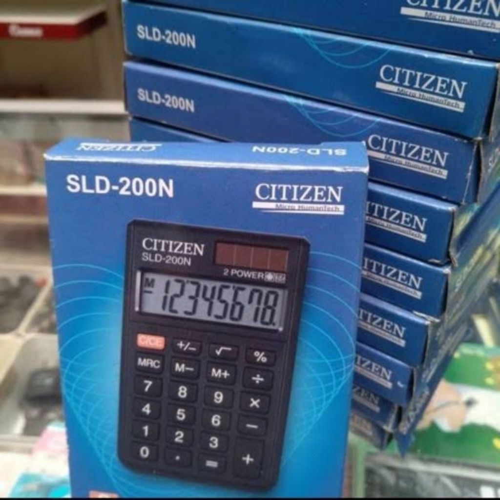 

Kalkulator Mini Saku SLD 200N 8 Digit